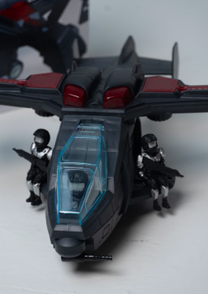 AERONAVE MILITAR CON LUCES 286-12